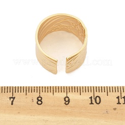 Messing Manschettenringe&nbsp;RJEW-B119-02G