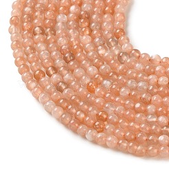 Natürliche sunstone Perlen Stränge&nbsp;G-C284-C02-3mm-02