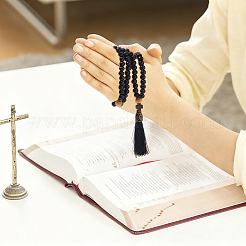3 Stück Halsketten und Armbänder aus Holzperlen&nbsp;HJEW-DC00131