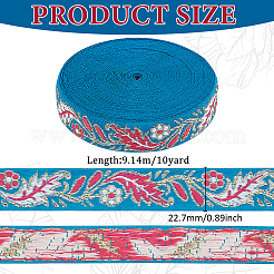 10 yards de rubans de polyester brodés de style ethnique&nbsp;OCOR-FG0002-26C