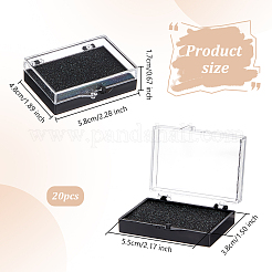 Geschenkbox zur Aufbewahrung von Abzeichen aus Kunststoff&nbsp;CON-WH0099-05