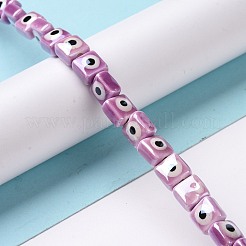 Brins de perles en céramique de porcelaine faites à la main&nbsp;LAMP-B021-06L