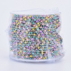Gedrehte Ketten aus Emaille-Edelstahl 304&nbsp;STAS-R100-40B
