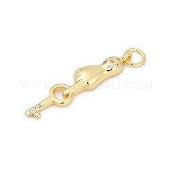 Pendenti in ottone con zirconi cubici&nbsp;KK-U062-34G