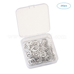 Messing-Huggie-Hoop-Ohrringzubehör & offene Sprungringe&nbsp;KK-TA0007-84A-P