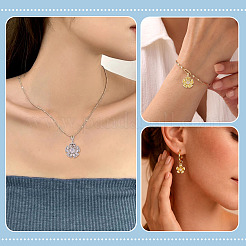 Ciondoli in ottone 4 pz 4 stili&nbsp;KK-TA0009-06