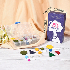 Kit per la creazione di orecchini pendenti in legno fai da te&nbsp;DIY-SC0016-68