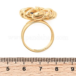 Bagues en acier inoxydable 304 micro pavé de zircones cubiques pour femmes&nbsp;RJEW-A294-01G