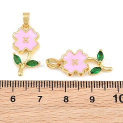 Laiton avec pendentifs en émail&nbsp;KK-CBA9AB3-18G-02