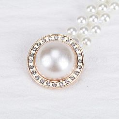 Taillen-Bauchketten aus Legierungskristall-Strass und Kunststoff-Imitationsperlen für Frauen&nbsp;FS-WG4F3BE-01