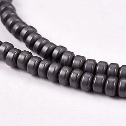 Matte Stil gefrostet unmagnetische synthetischen Hämatitkornen Stränge&nbsp;G-M007-78