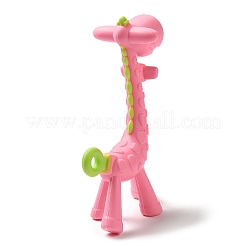 Pendentifs en silicone écologique de qualité alimentaire girafe&nbsp;SIL-D002-01A