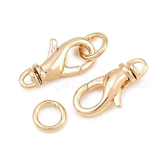 Fermoirs mousquetons en laiton&nbsp;KK-H287-08A-G
