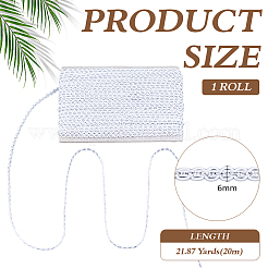 Filigranes Spitzenband aus Polyester&nbsp;OCOR-WH0111-113A