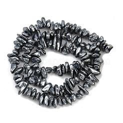 Hebras de perlas de concha electrochapadas&nbsp;BSHE-H113-01C