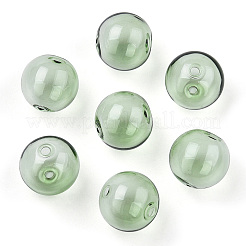 Transparente Kugelperlen aus geblasenem Borosilikatglas&nbsp;GLAA-T003-09D