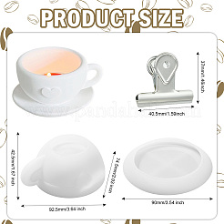 1 Set Silikonformen für Kaffeetassen&nbsp;DIY-CJ0003-22