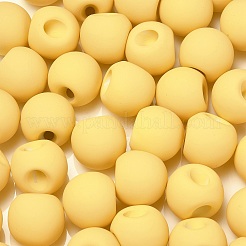 Perles acryliques caoutchoutées&nbsp;OACR-G012-05B