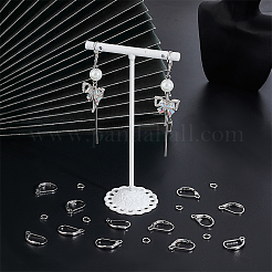 20 paire d'accessoires de boucles d'oreilles dormeuses en laiton&nbsp;DIY-BBC0001-71P
