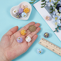 12 Stück 6 Farben handgefertigte Polymer Clay Perlen&nbsp;CLAY-FG0001-01A