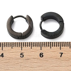 Orecchini a cerchio in acciaio inossidabile 304 effetto lucidatura&nbsp;EJEW-M001-40C-EB