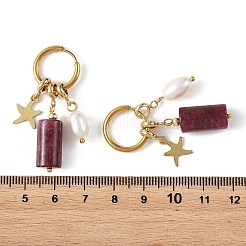 Hängeohrringe aus Edelstahl 202&nbsp;EJEW-JE07295