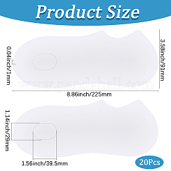 20 pz di inserti invisibili per calzini da barca in carta&nbsp;FIND-CY0001-73B