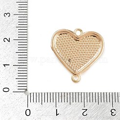 Ciondolo a forma di cuore in smalto di ottone e perla naturale con connettore a forma di fiore&nbsp;KK-K351-52G-02