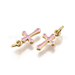 Charms smalto ottone&nbsp;KK-C106-04G-04