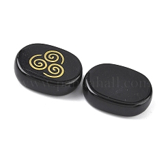 4 Stück 4 Stile natürliche Obsidian-Display-Dekorationen&nbsp;G-F786-02B-07