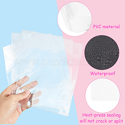 Transparente PVC-Buchhüllen&nbsp;AJEW-WH20048-84D