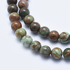 Natürliche Quarzose Jade Perlen Stränge&nbsp;G-E444-32-8mm
