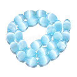 Brins de perles de sélénite naturelles teintées&nbsp;G-T138-232C