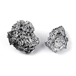 8~12 spécimen minéral de géode de quartz charbon naturel électroplaqué en forme de corne d'abondance&nbsp;G-N360-03D