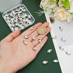 80 pz cucire su strass&nbsp;DIY-MA0005-55C