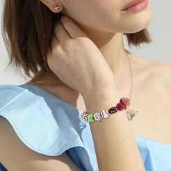 300pcs 15 styles de perles acryliques de style artisanal&nbsp;MACR-PA0001-50