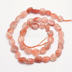 Natürliche sunstone Perlenstränge&nbsp;G-L459-05