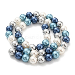Galvanisierte Muschelperlenstränge&nbsp;X-SHEL-F008-03B-07