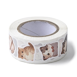 500 x Rollenaufkleber mit Katzenmotiv&nbsp;DIY-S049-01D