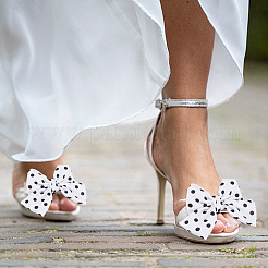 2 décoration de chaussure en polyester avec nœud papillon&nbsp;FIND-DR0001-64A