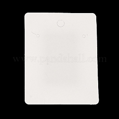 Scheda espositiva per collana con orecchini in carta con stampa di parole rettangolari&nbsp;CDIS-M007-02G