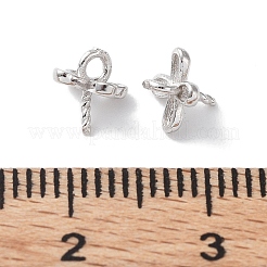 Ciondoli a spilla con 925 molletta in argento sterling placcato rodio&nbsp;STER-P050-06P
