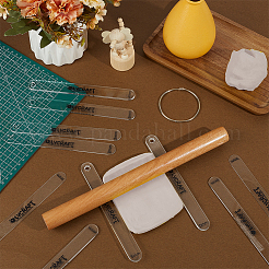 10 Stück Acryl-Ton-Werkzeug-Sets&nbsp;AJEW-OC0014-28A