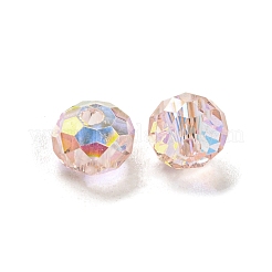 Perles en verre electroplate transparent &nbsp;GLAA-L046-02D