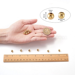Perline in ottone&nbsp;KK-SZ0001-10G-7mm