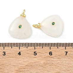 Natürliche weiße Jade Anhänger&nbsp;KK-G555-17G-02