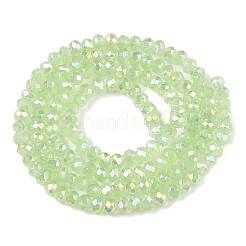 Chapelets de perles en verre électroplaqué&nbsp;EGLA-A044-J2mm-B08