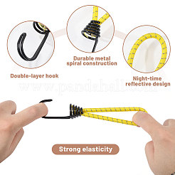 Ganci per corda elastica in lattice per tenda da campeggio all'aperto&nbsp;FIND-WH0816-219D