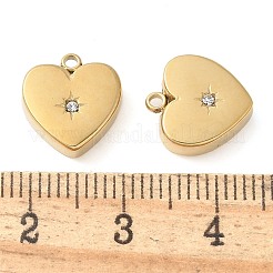 Acier inoxydable 304 avec breloques en strass&nbsp;STAS-Q345-31C-G