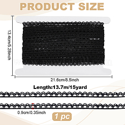 15 Yard Spitzenbesatz aus Polyester&nbsp;SRIB-MA0001-09B